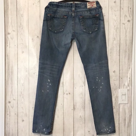 VGUC Well Loved Women’s 27 True Religion “Brianna” Boyfriend Jeans - Picture 2 of 8